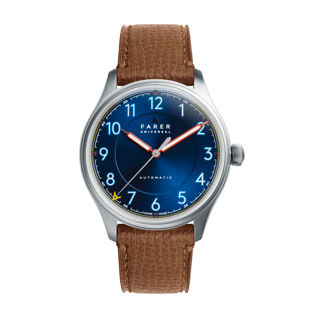 Farer Hopewell 39.5mm Swiss Made Three Hand Automatic Watch