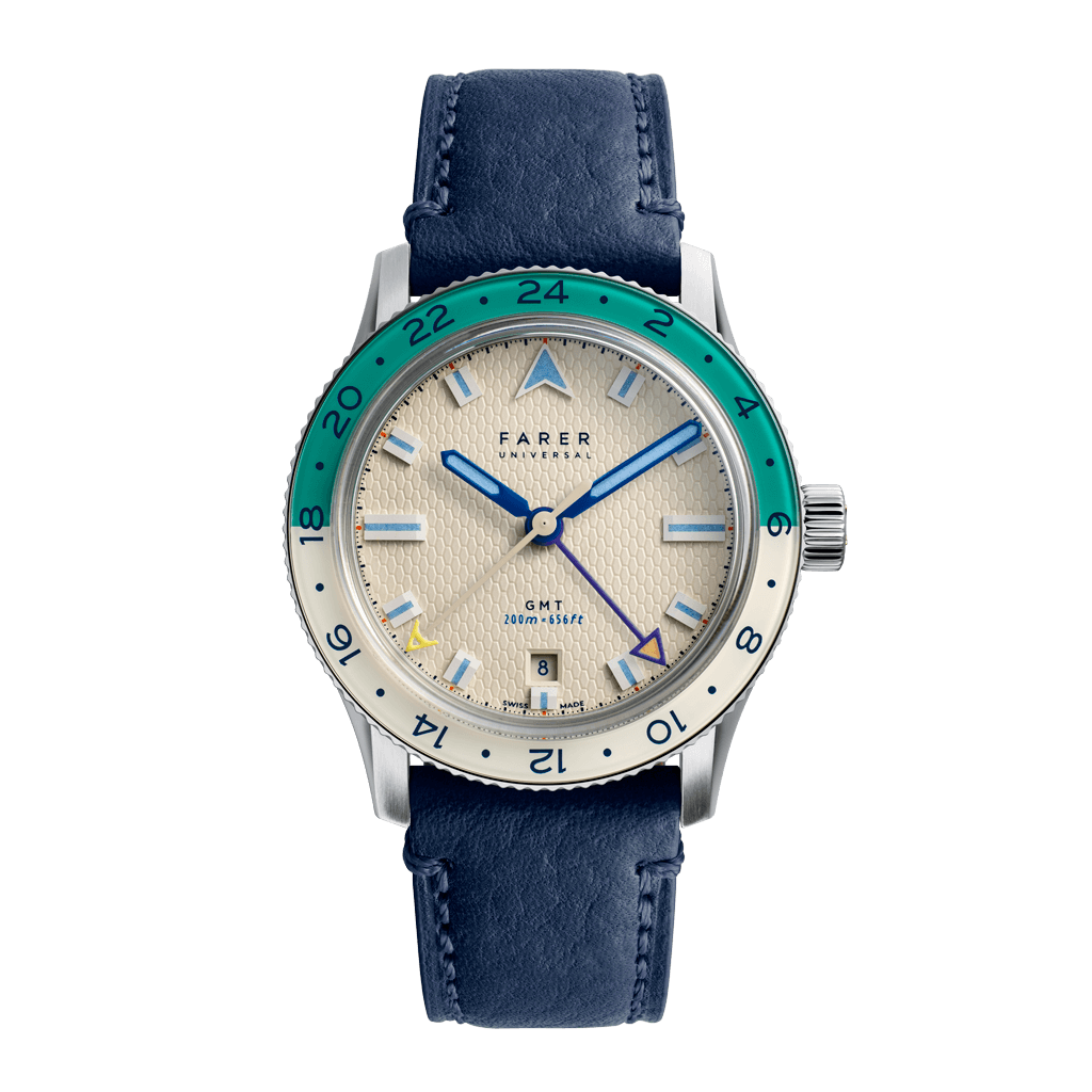 Farer GMT BEZEL — Charlton Green - 38mm