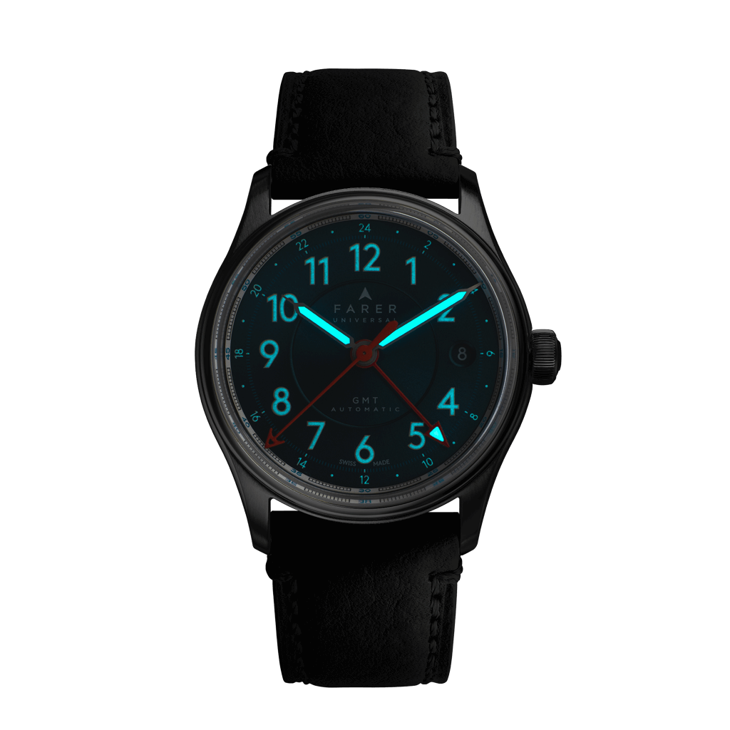 Farer Lander IV GMT 36mm Swiss Made Automatic Watch
