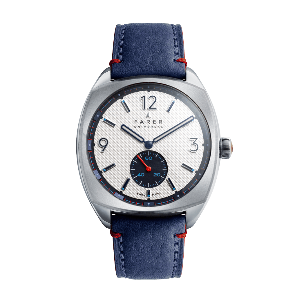 Farer Stanhope Cushion Case 38.5mm Swiss Made Manual Wind Watch